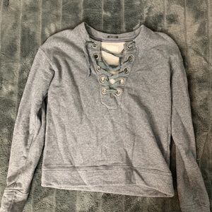Mother brand crop sweatshirt